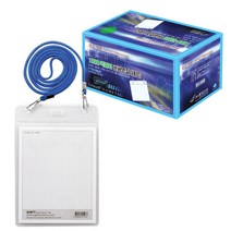 1000 관광 목걸이명찰 세로 파랑 (100개입)