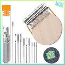 배틀직조기 미니베틀 위빙틀 청바지 옷 금속 직물 도구들 나무, 28 후크, 1개