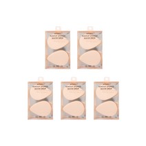 [국내정품][메이크업 아티스트용]더툴랩 퍼프 메이크업 스펀지 하이드로 파운데이션 화장 똥퍼프 물방울 쿠션 2개입 5팩, (20%할인) 롬버스 2개입 x 5팩