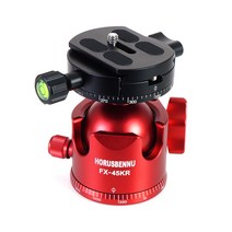 호루스벤누 FX-45KR 도브테일 파노라마 볼헤드 레드, 1개