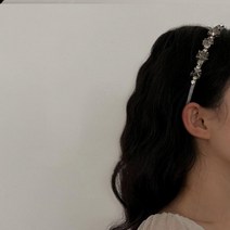【헤어 액세서리】프랑스 스타일의 고급 요정 레트로 머리띠 여성 온라인 연예인 절묘한 맞춤 시계 라인 석 헤어 밴드 새로운 모든 경기
