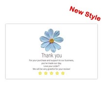 생일축하카드 팝업카드 메세지 세트100장 세트Thank You Cards 비즈니스 용품 주, 03 Q3