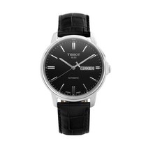 티쏘 오토매틱 III 남자 가죽 손목 시계 T065.430.16.051.00