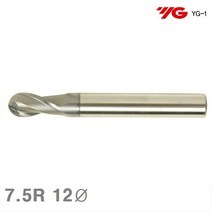와이지원 2F Ticn코팅볼엔드밀 7.5R 12파이 30 110 (1EA)
