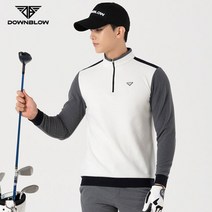 다운블로우 남성 골프 반집업 티셔츠 DBFWLW-6201M, 상세페이지 참조