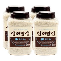 삼끼밥심 2022년 찹쌀 5kg 백옥찰 산지직송, 4개