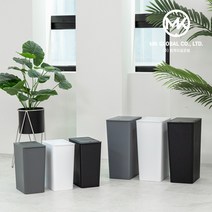 MK 심플 무지 원터치 슬림 휴지통10리터 20리터, 원터치 슬림 휴지통20L, 화이트, 20개