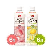 싸다몰 동원F&B 보성홍차 아이스티 500ml (레몬6개+복숭아6개)