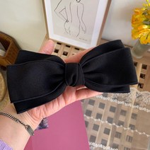 (무배)모어블랙 핸드메이드 왕 리본핀 큰리본핀