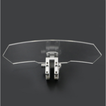 데일리쇼핑 오토바이보조스크린 윈드스크린 PCX NMAX XMAX NMAX 보이저 쉴드 바람막이 스쿠터 바이크, 보조스크린(평면투명1set)