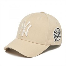 MLB 미국정품 서클 커브캡 NY (Beige)