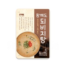 입에 착 붙는 누구나 쉽게 만드는 간편한 식사요리 고향 황해도 콩비지탕 되비지탕 600g 트윈걸