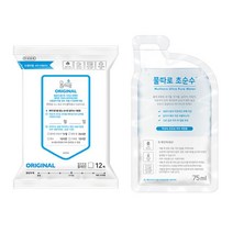 물따로 물따로 친환경 생분해 신생아물티슈 오리지날 휴대용 (12매/32set), 단일옵션