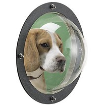 Joyfay Fence Window- Clear Durable Acrylic Dome Window Easy to Install 9.5” Diameter Dome for Dogs, 1