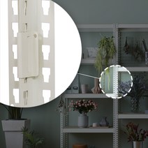 스피드랙 기둥 고정 클립 4P 세트, 블랙, 4개
