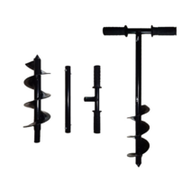 핸드 수동 가든홀쏘 천공기 땅파기 구멍 오거 드릴 10x60cm, 땅파기 핸드 드릴, 1개