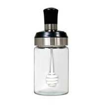 허니디퍼 시럽병 250ml 내열유리 꿀병 보관통
