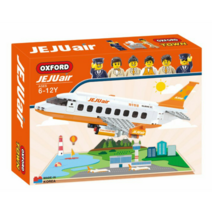 [한정판]제주항공 비행기 옥스포드 콜라보 블럭-OXFORD TOWN JEJUAIR