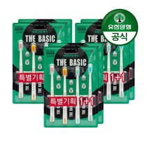 유한덴탈케어 더 베이직 초극세모 칫솔, 4개입, 6개
