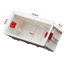 전기판넬전기세 118 스위치 상자 벽 마운트 직사각형 편리한 전기 장착 상자 비밀 숨김 도관 pc 난연 재료 1234 방법, 3웨이 박스