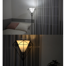 거실 플로어 장스탠드 심플 모던 인테리어 무드등 조명, 다이아장스탠드