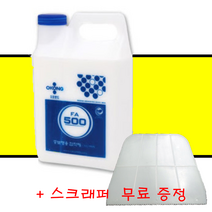 오공 타일 장판 바닥 전용 접착제 fa500 + 스크래퍼 무료증정 / 바닥용 접착제