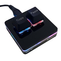 한손키보드 게이밍 복사 및 접착제 2 키 키보드 SAYO OSU 키패드 Hotswap 한 손으로 기계식 게임용 RGB 미, 한개옵션2, 01 RGB, 01 블랙 스위치