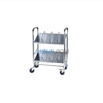 대형병원 중대형병원 납품 환자차트보관 차트카 병원웨건 무빙카트 회복실, 옵션5  (80매 CY-4341) 1개