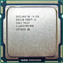 컴퓨터천국나라 나만의 선택! I5 750 CPU(린필드)1156소켓 중고벌크CPU, I5 750 린필드 벌크중고 CPU