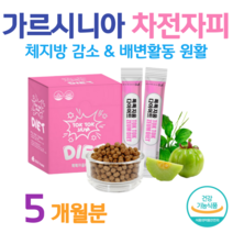 하루 2스틱 가르시니아 캄보지아 추출물 HCA 차전자피 식이섬유 체지방 감소 도움 홈쇼핑 프리미엄 영양제 성분 가격 효능 비교 60대 부모님 다이어트 배변활동 원활 도움, 5 달치, 6000mg x 60포 (하루2포)