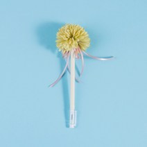 스위트 국화 플라워 볼펜(0.4mm) 사무용품 필기구, 상세 참조