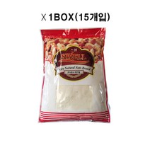 스웰 아몬드 분말 95% 1kg 박스 가루 파우더 소맥분 밀, 1박스(15개)