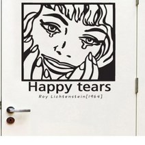 휴대폰매장꾸미기 Happy tears RC013, 라이트브라운
