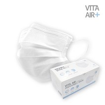비타에어 국산 일회용 마스크 대형 50매 3중 MB필터, 기타