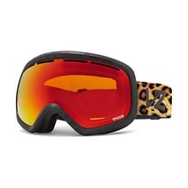 VonZipper 본지퍼 남녀공용 스카이랩 스노우 스포츠 고글, Black, Wildlife Fire Chrome