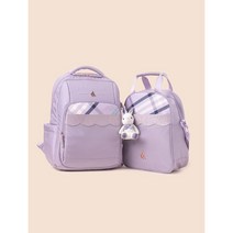 [BEANPOLE KIDS] 프리미엄 체크 책가방 SET 라이트 퍼플 (PS00125471V)