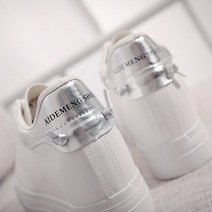 여성 하이탑 스니커즈 캔버스 운동화 키높이 부츠 레이스업 벨크로 통굽 키높이 여자스니커즈 인박카016
