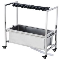 청소도구걸이 밀대거치대 대걸레 건조대 행거, 상세 페이지 참고, 120cm 고정 연장 10 드래그 12 후크