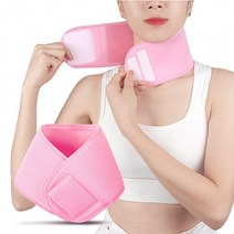 목 피부 주름 관리케어 팩 목선 목탄력 피부관리, 목관리팩(핑크), 1개