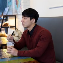 레그데이 남자 부드러운 니트 가디건 4color