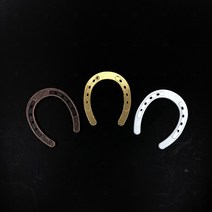 풍수 인테리어 소품 말발굽 편자 자동차 악세사리, C실버
