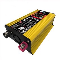 자동차 인버터 캠핑 6000W 자동차 전원 인버터 LCD 디스플레이 DC 12 V 220/110V 사인파 변환기 Inversor U, 02 110V YELLOW