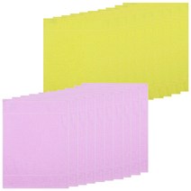 20장 국산 칼라 순면 행주, 핑크10장+옐로우10장