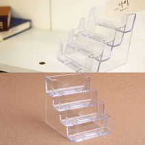 은행 학원 네일샵 쿠폰 4단 명함꽂이 문구류 안내 메모케이스
