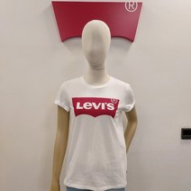 리바이스 여성 LEVIS 배트윙 로고 라운드넥 반팔 티셔츠 17369-0053