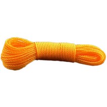 1 pcs 10m/20m 긴 컬러 나일론 로프 야외 Windproof 빨랫줄 로프 개폐식 여행 세척 라인 의류 건조 라인, 주황색, 10m