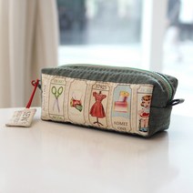 [바이핸즈] diy키트 퀼트패키지 소품 - 빈티지 프렌치 린넨 파우치