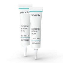 Proactiv Emergency Blemish Relief - 벤조일 퍼옥사이드 젤 얼굴과 몸을 위한 여드름 스팟 트리트먼트 0.33온스, [01] 0.33온스(1팩)