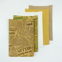 초화봉투 종이봉투 꽃 포장 자재 화분 포장 과일 배봉투, 크라프트무지(100개/1set)