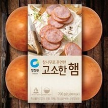 청정원 참나무로 훈연한 고소한햄, 700g, 3개